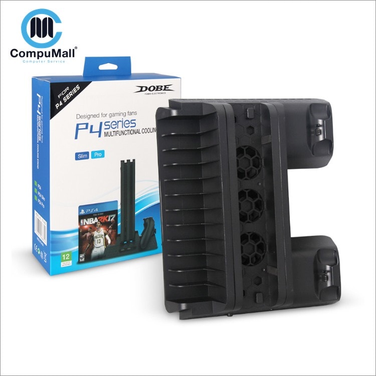 مبرد PS4 Slim Pro Multi-functional Charging & Cooling Stand TP4-882